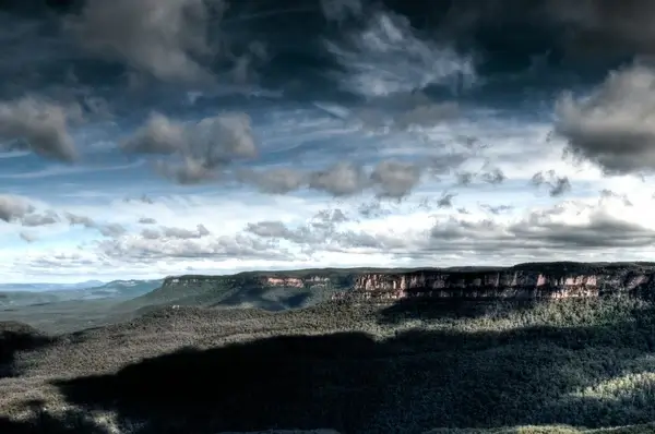 blue mountain view