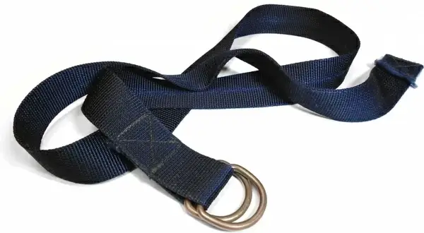 blue nylon belt