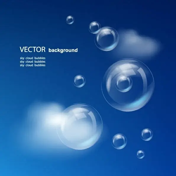 blue sky background 01 vector