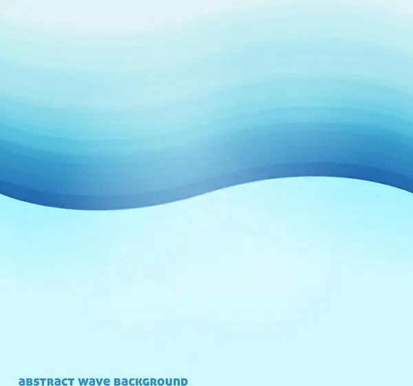 blue wave abstract background