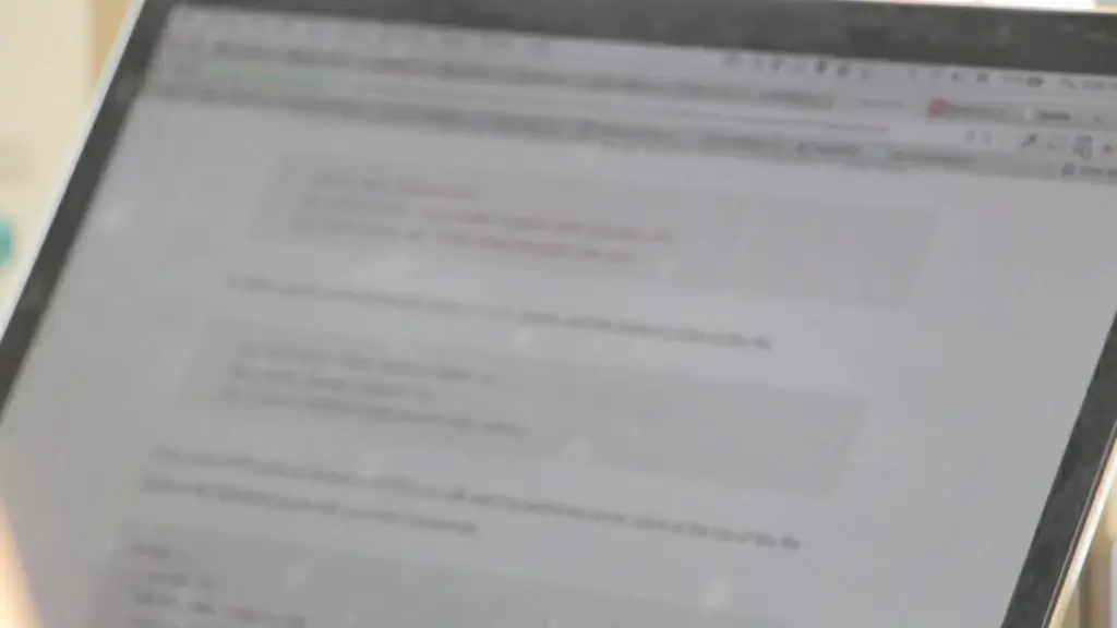 blurred clip of wide computer screen