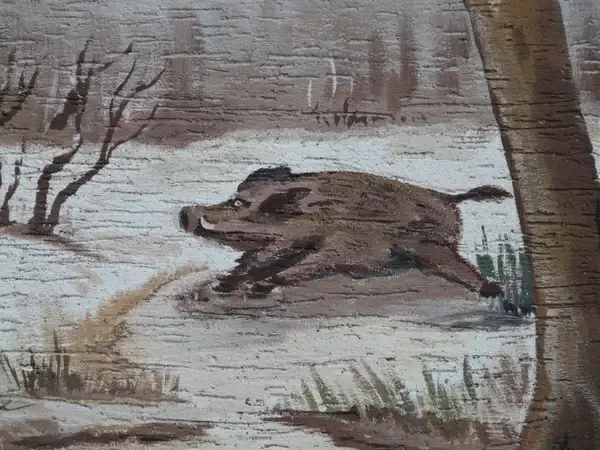boar painting race