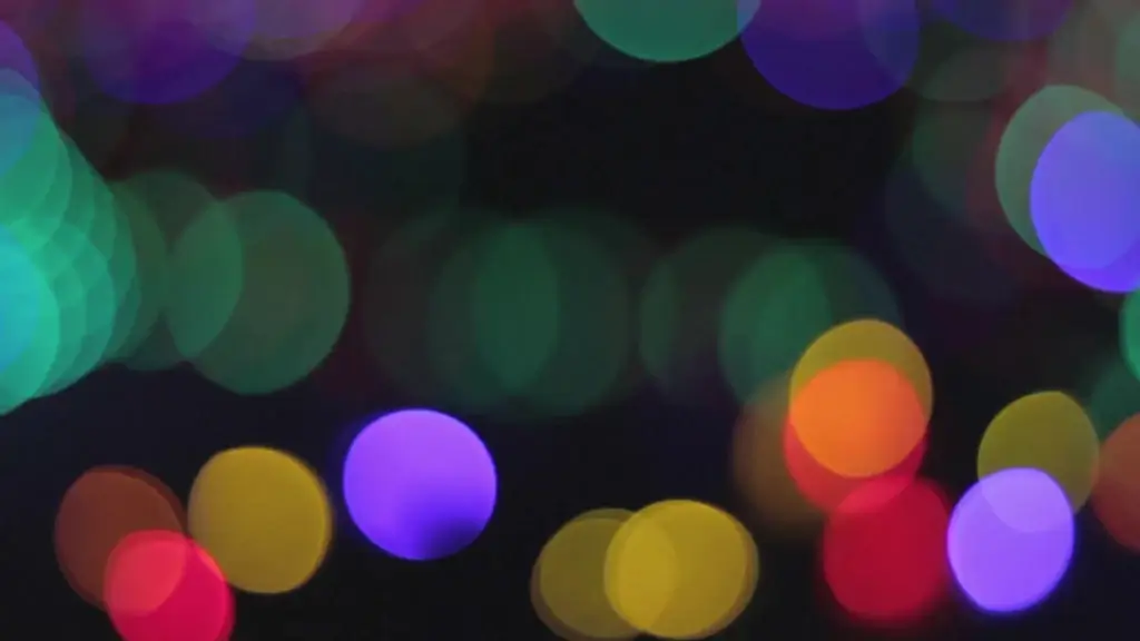 bokeh clip of colorful lights at night