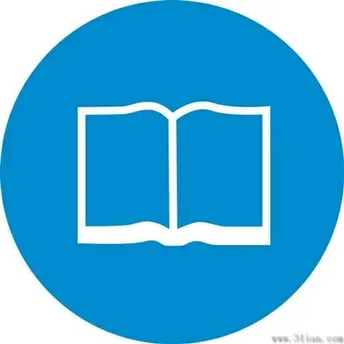 book icon blue background vector