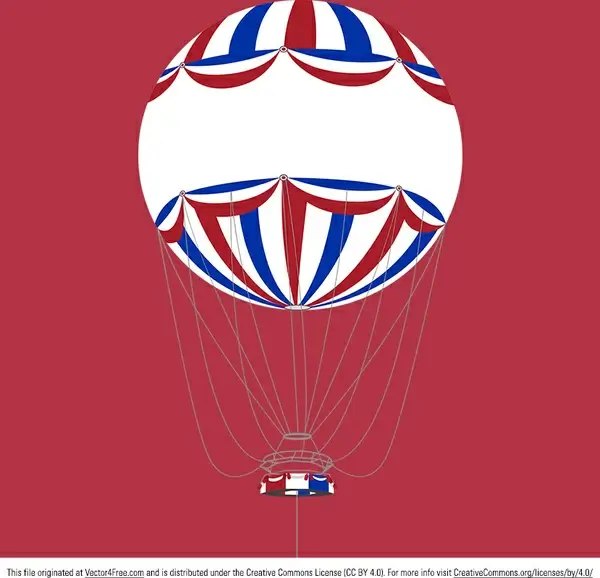 bournemouth hot air balloon vector background