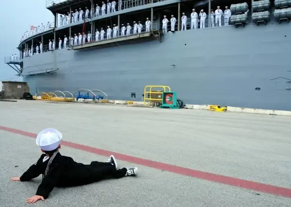 boy navy suit pier