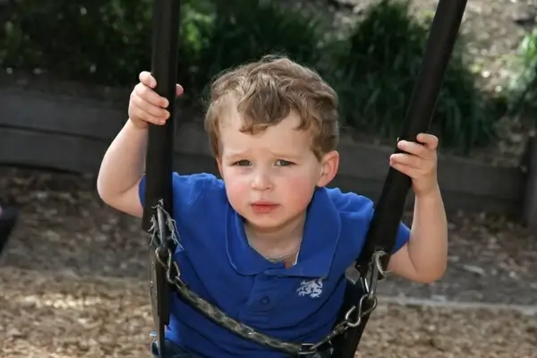 boy swing play