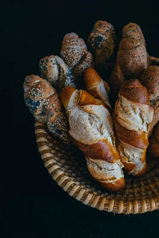 bread picture dark closeup 