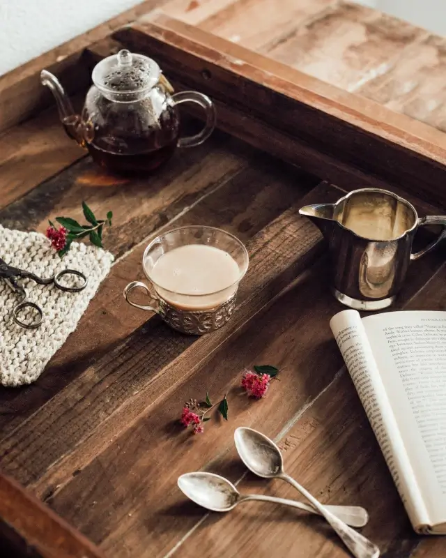 breakfast drink picture elegant realistic classic