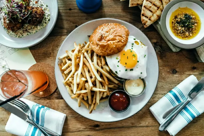 breakfast picture elegant closeup 