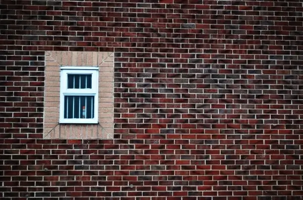 brick wall window