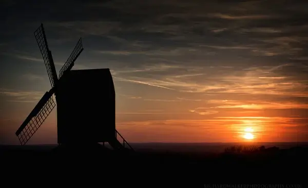 brill windmill sunset