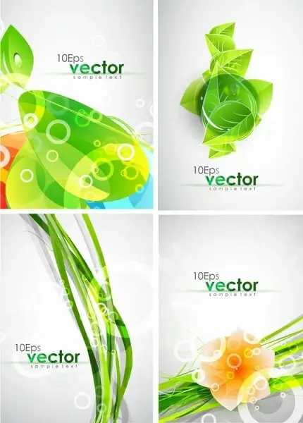 nature background shiny modern green leaf flora decor