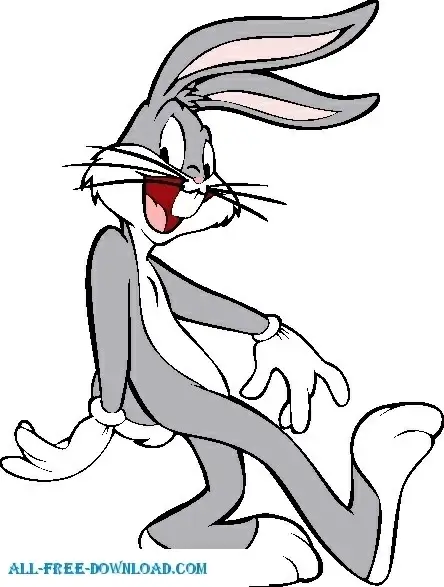 Bugs Bunny 016 Vectors graphic art designs in editable .ai .eps .svg ...