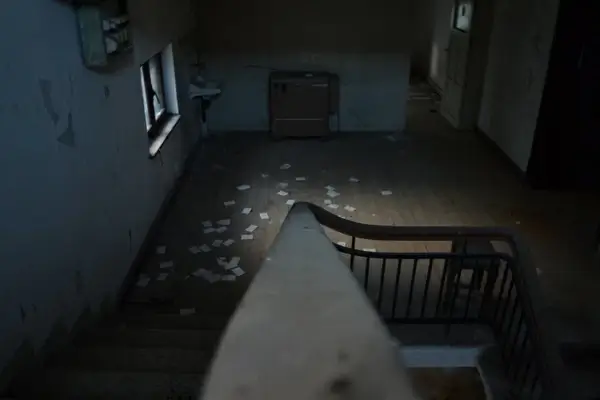 building dark decay eerie empty indoors landscape