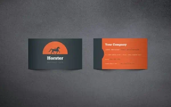 business business card templates vector