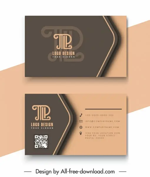business card templates luxury classic text logotype