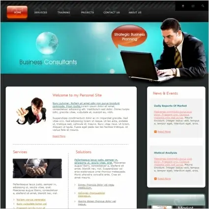 Business Consultants Template