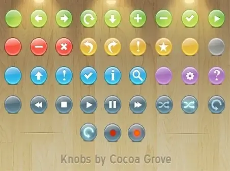 Buttons Toolbar icons icons pack