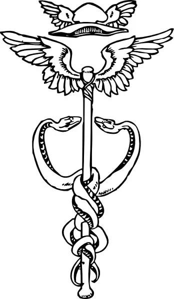 Caduceus clip art