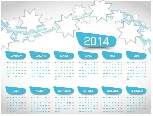 calendar14 vector huge collection2