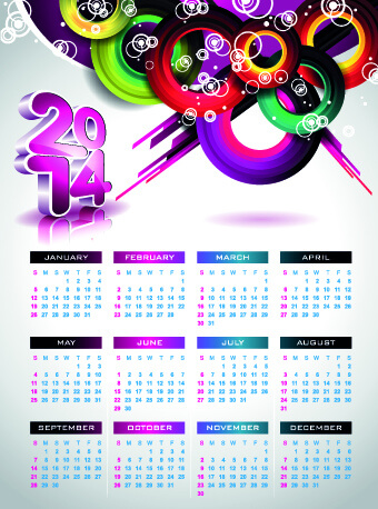 calendar14 vector huge collection