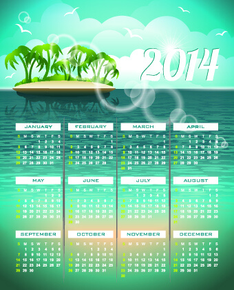 calendar14 vector huge collection