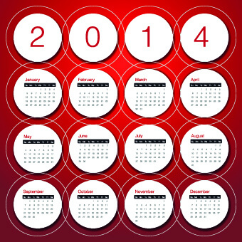 calendar14 vector huge collection