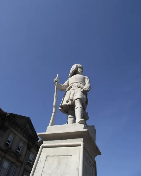 cameron highlanders memorial at station square inverness scotland