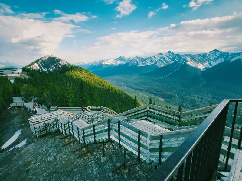 canada scenery picture elegant mountain range view