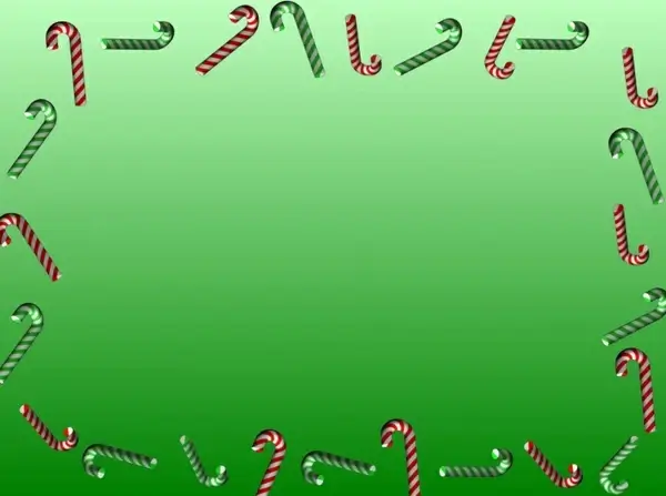 candy cane frame