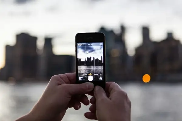 capturing sunset