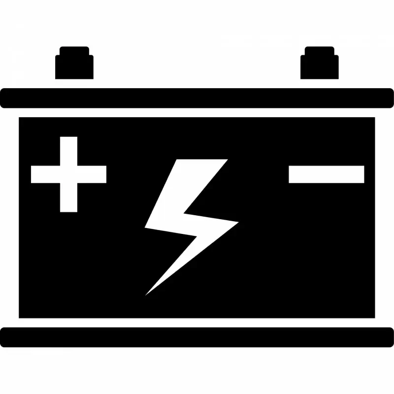 car service sign flat battery icon sketch