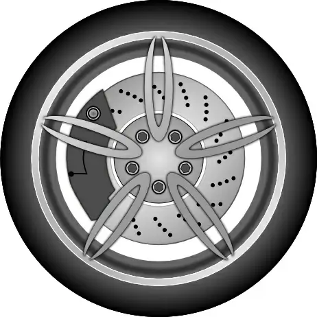 Car Wheel clip art