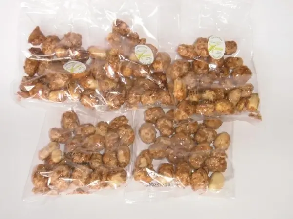 caramel peanuts