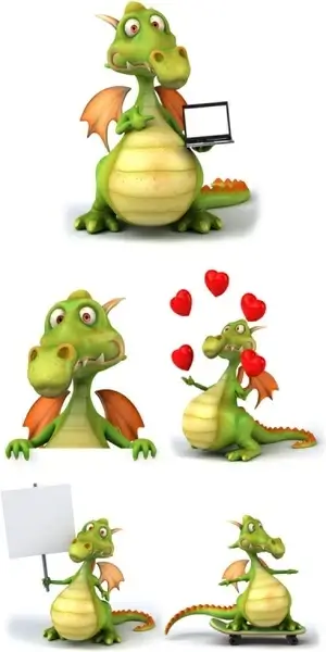cartoon dragon highdefinition picture