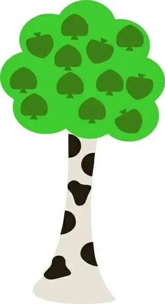 Cartoon Tree clip art