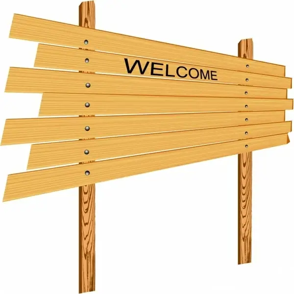 welcome board template elegant classic wooden decor