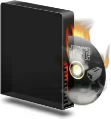 Cd burner burning