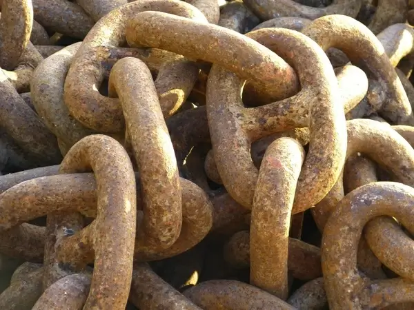 chain iron metal