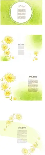 charm spring flower background art vector