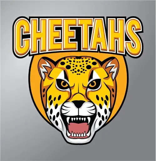 cheetahs logo vector
