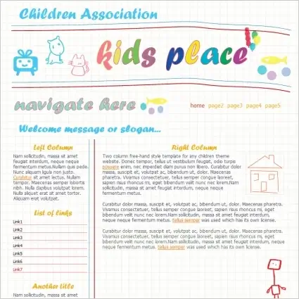 Children Association Template