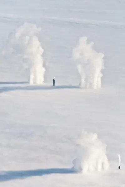 chimneys and weather inversion