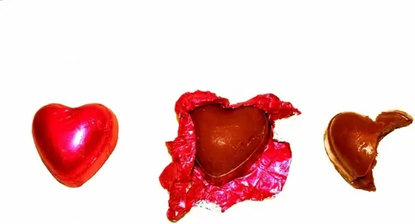 chocolate heart