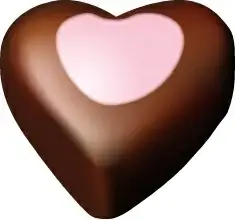 Chocolate hearts 10 