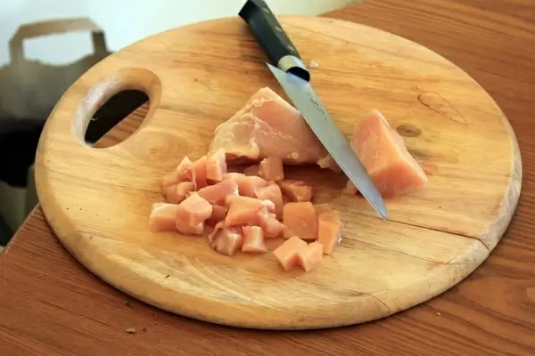 chopped chicken 