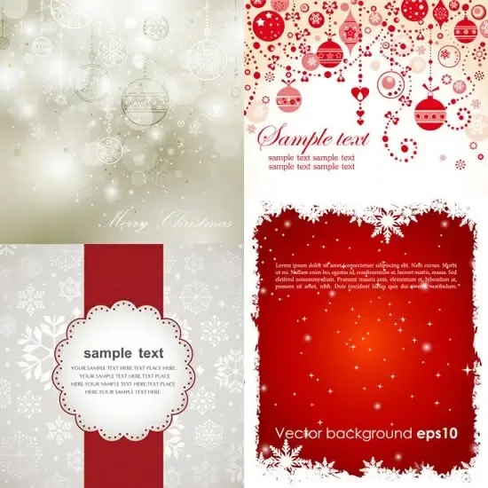 christmas background templates elegant bright bokeh red decor