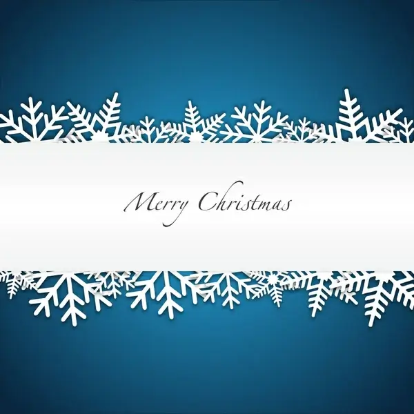 christmas background with snowflakes and space for text
