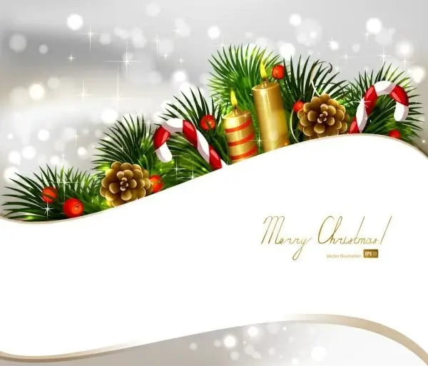 christmas decoration background 03 vector